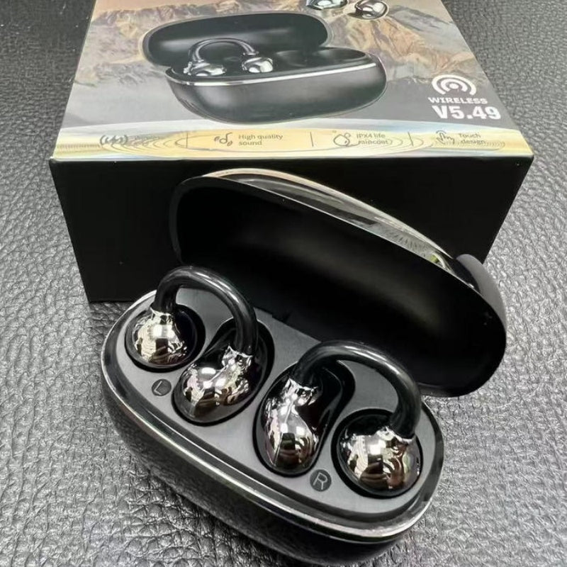 NE-7S Bluetooth 5.49 Open Ear Clip Earbuds Sports Wireless Headphones Long Battery Life