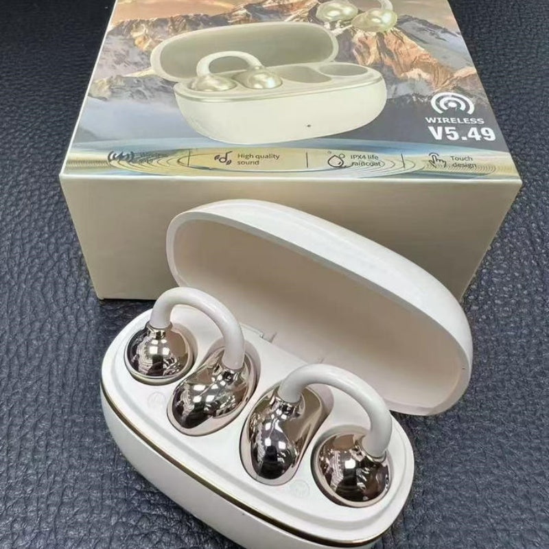 NE-7S Bluetooth 5.49 Open Ear Clip Earbuds Sports Wireless Headphones Long Battery Life