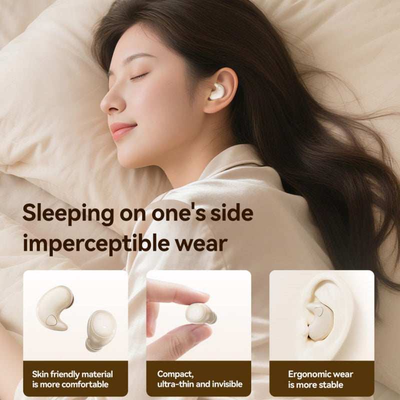 Invisible Sleep Wireless Earbuds Noise Masking Soundproof Mini Bluetooth Earphones for Sleeping Snoring