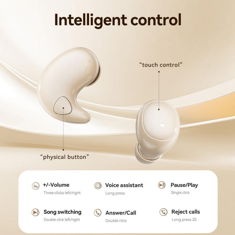 Invisible Sleep Wireless Earbuds Noise Masking Soundproof Mini Bluetooth Earphones for Sleeping Snoring