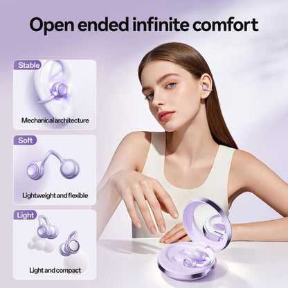 Clip-On Open Ear Wireless Earbuds Bluetooth 5.4 ACS 360° Surround Sound HiFi HD Call Earphones