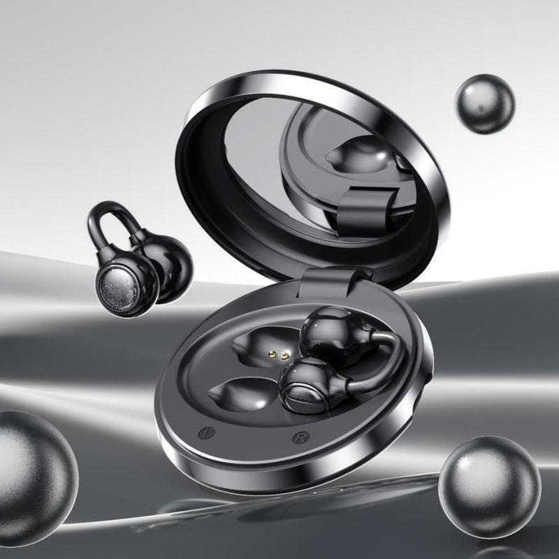 Clip-On Open Ear Wireless Earbuds Bluetooth 5.4 ACS 360° Surround Sound HiFi HD Call Earphones
