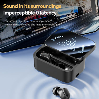 ACS Surround Sound Bluetooth Earbuds Digital Battery Display Wireless Stereo Headphones