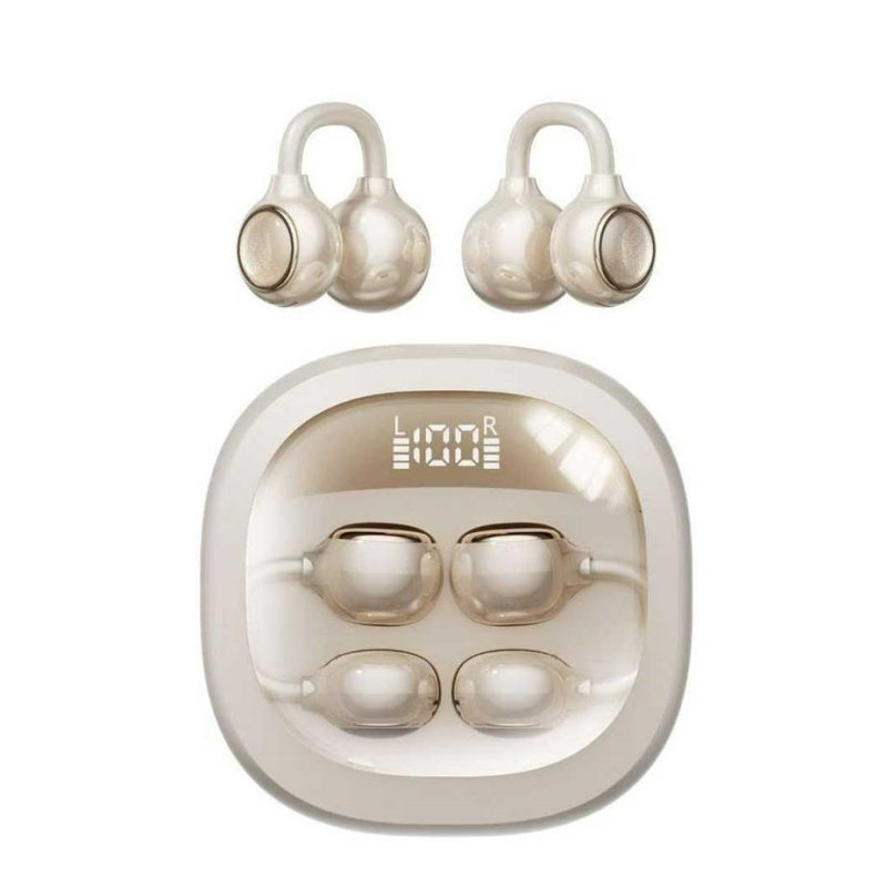 Clip-On Open Ear Earbuds | Zero Leak Spatial Audio Headset