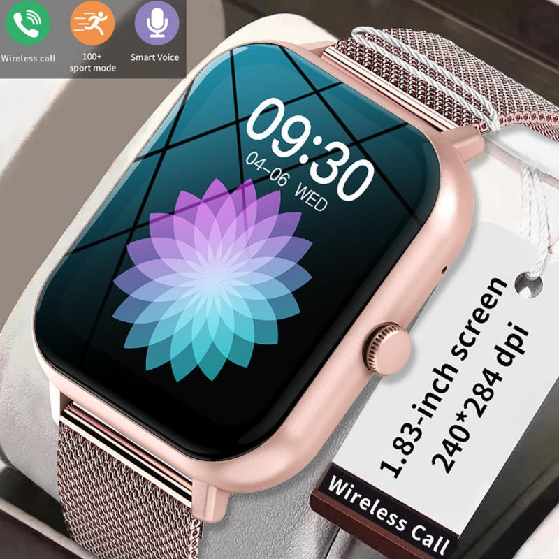 Smart Watch Women Full Touch Screen Fitness Tracker Sports Smartwatch For Android iOS