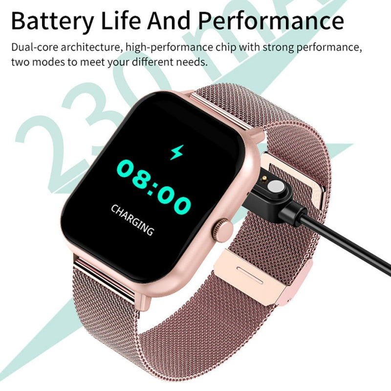 Smart Watch Women Full Touch Screen Fitness Tracker Sports Smartwatch For Android iOS