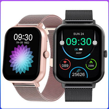 Smart Watch Women Full Touch Screen Fitness Tracker Sports Smartwatch For Android iOS