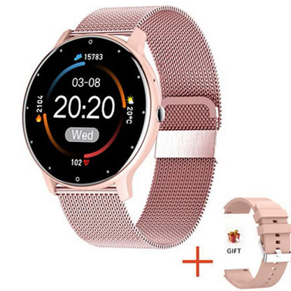 Round Screen Smart Watch IP67 Waterproof Fitness Sports Smartwatch For Android iOS