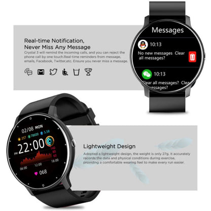 Round Screen Smart Watch IP67 Waterproof Fitness Sports Smartwatch For Android iOS