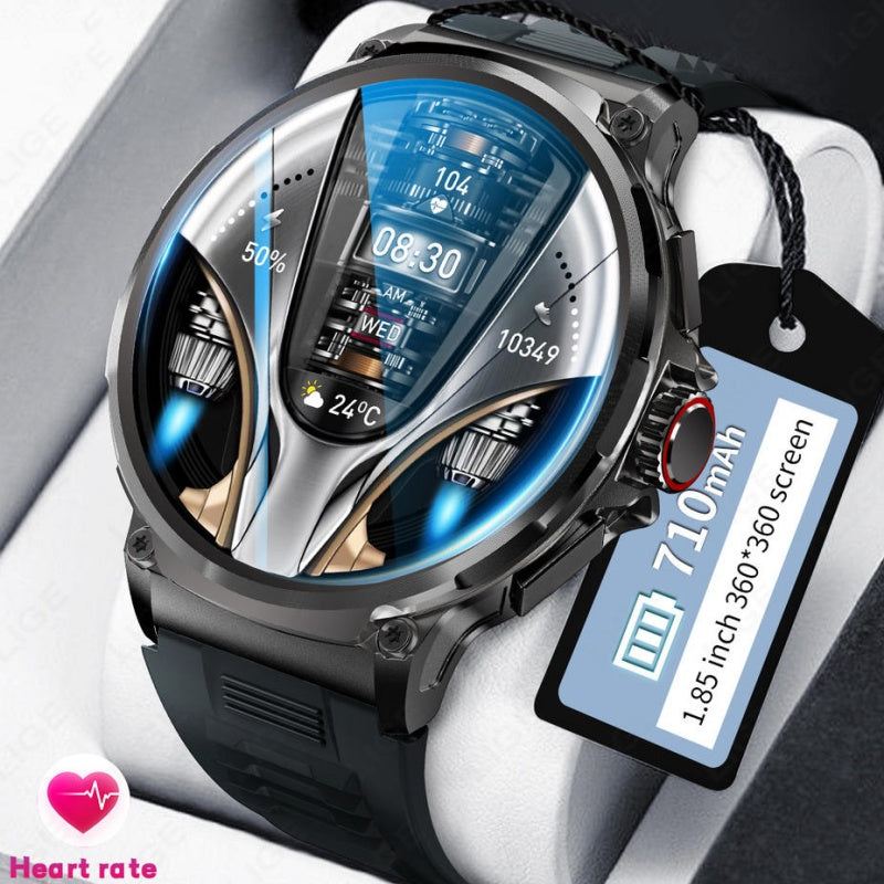 LIGE Big Screen Outdoor Sports Smart Watch Dial Call