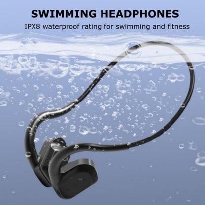 IPX8 Waterproof Swimming bone conduction headphon with 32G