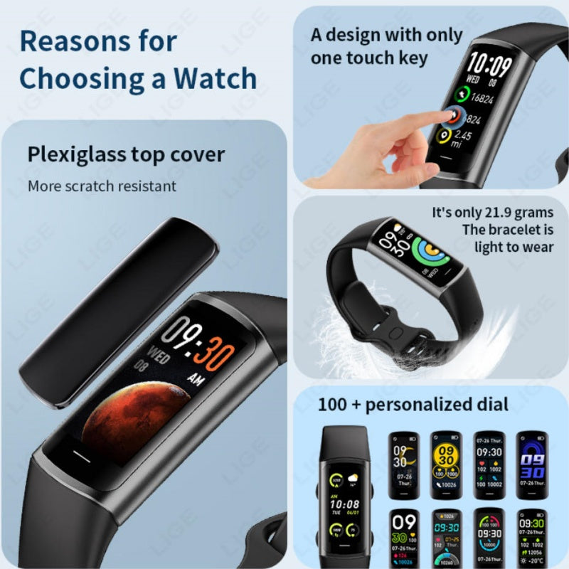 Colorful Replaceable Strap Fitness Tracker Smart Band