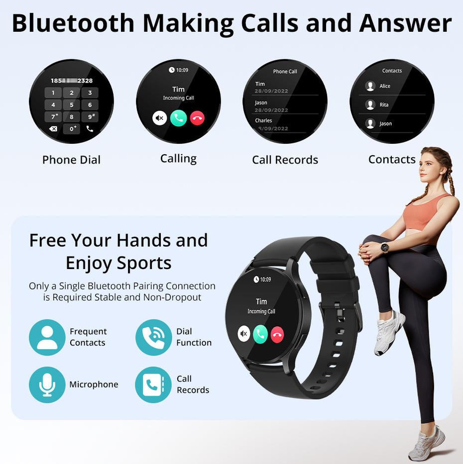 1.43‑Inch AMOLED Round Smart Watch