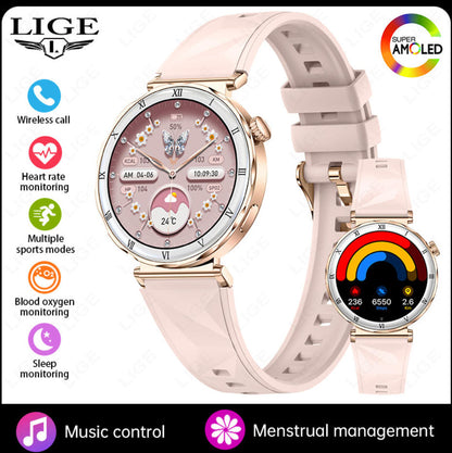 Women Smart Watch, Luxury Diamond Bluetooth Call Smartwatch for Ladies