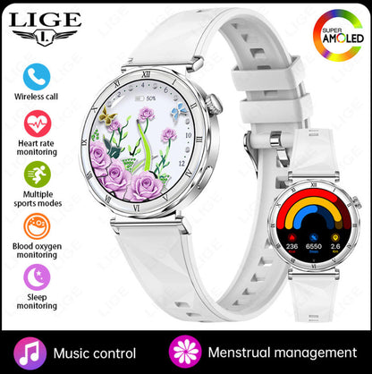 Women Smart Watch, Luxury Diamond Bluetooth Call Smartwatch for Ladies
