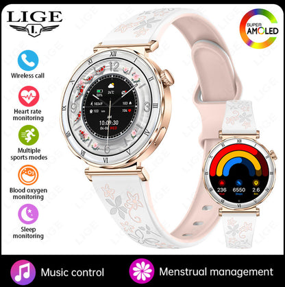 Women Smart Watch, Luxury Diamond Bluetooth Call Smartwatch for Ladies