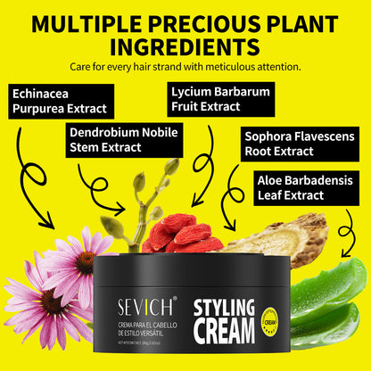 Olive Oil Hair Care and Styling Clay Wax Set