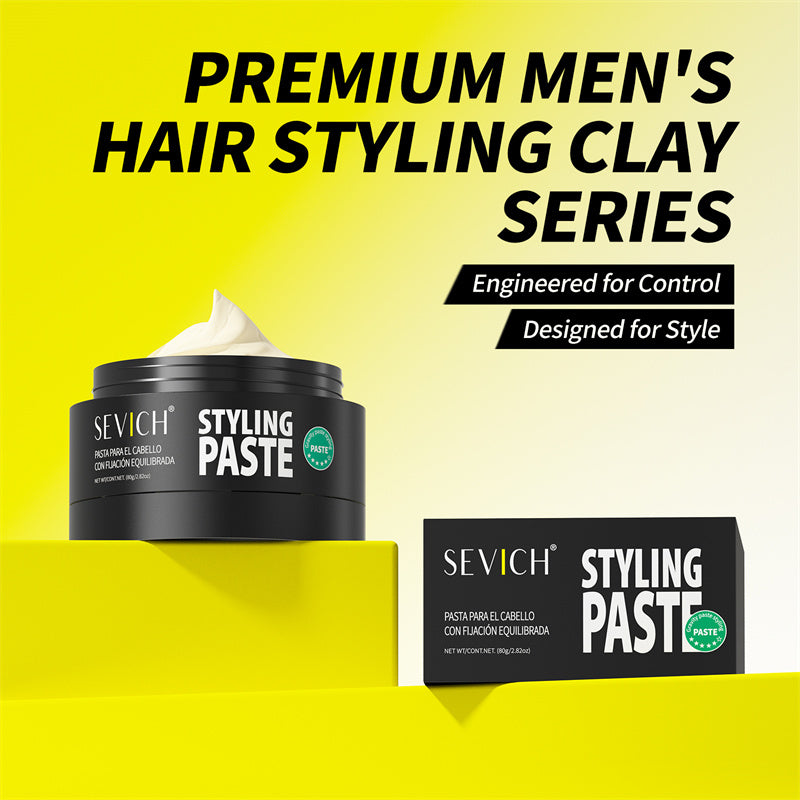 Olive Oil Hair Care and Styling Clay Wax Set