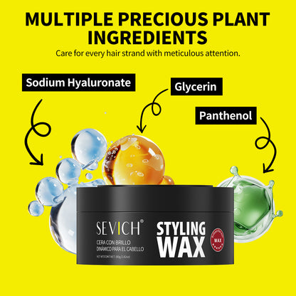 Olive Oil Hair Care and Styling Clay Wax Set
