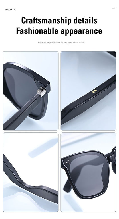 Smart Bluetooth Audio Sunglasses Square Polarized UV Protection Shades