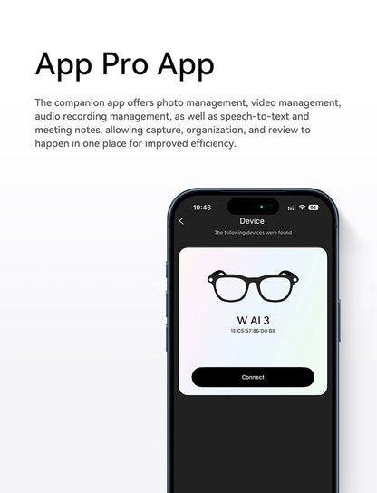 AI3 Smart Sunglasses with Built-in Camera & AI Assistant