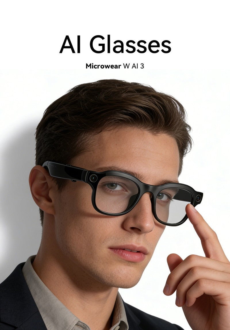 AI3 Smart Sunglasses with Built-in Camera & AI Assistant