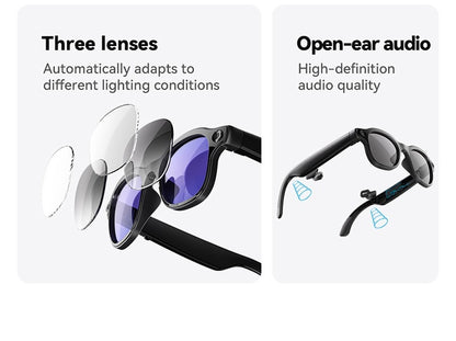 AI3 Smart Sunglasses with Built-in Camera & AI Assistant