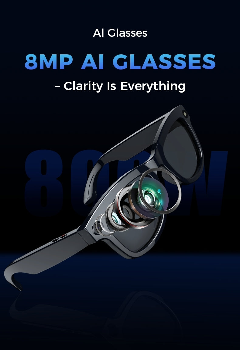 M01 AI Smart Glasses | Next-gen Wearable Tech with Multifunctional AI Features