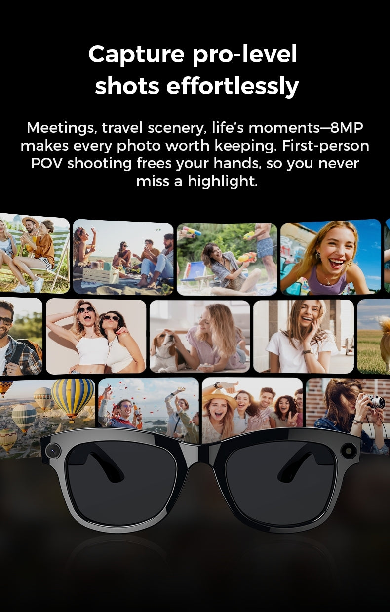 M01 AI Smart Glasses | Next-gen Wearable Tech with Multifunctional AI Features
