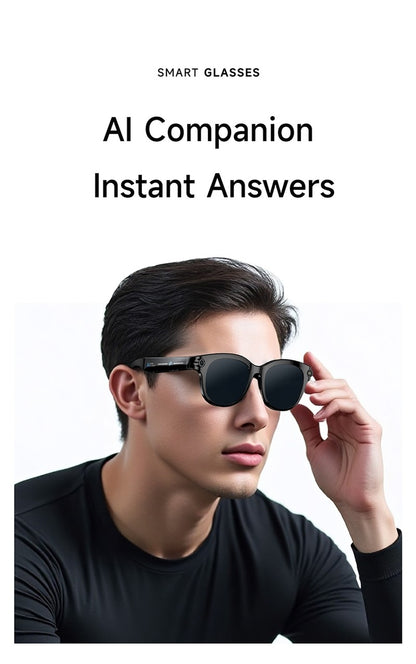 M89S Smart Glasses with 3 Interchangeable Lens Styles