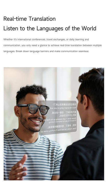 M89S Smart Glasses with 3 Interchangeable Lens Styles