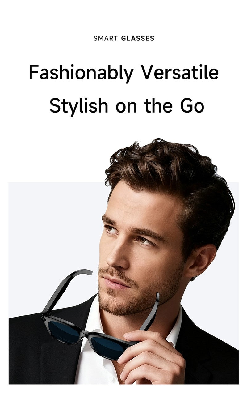 M89S Smart Glasses with 3 Interchangeable Lens Styles