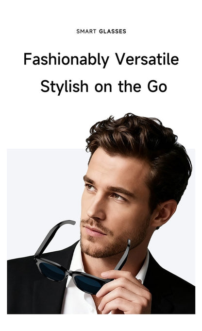 M89S Smart Glasses with 3 Interchangeable Lens Styles