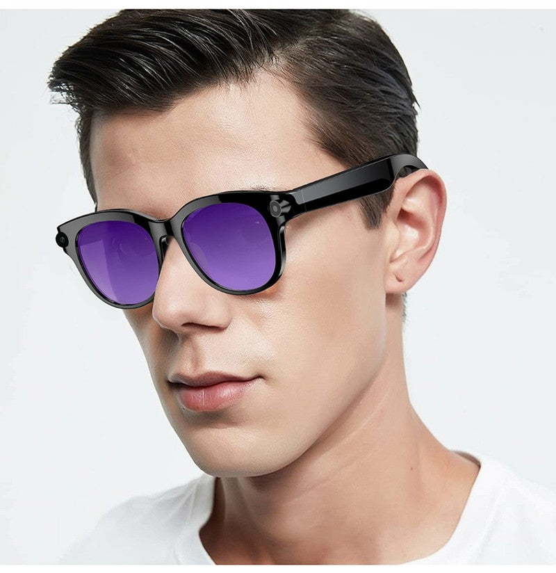 M89S Smart Glasses with 3 Interchangeable Lens Styles