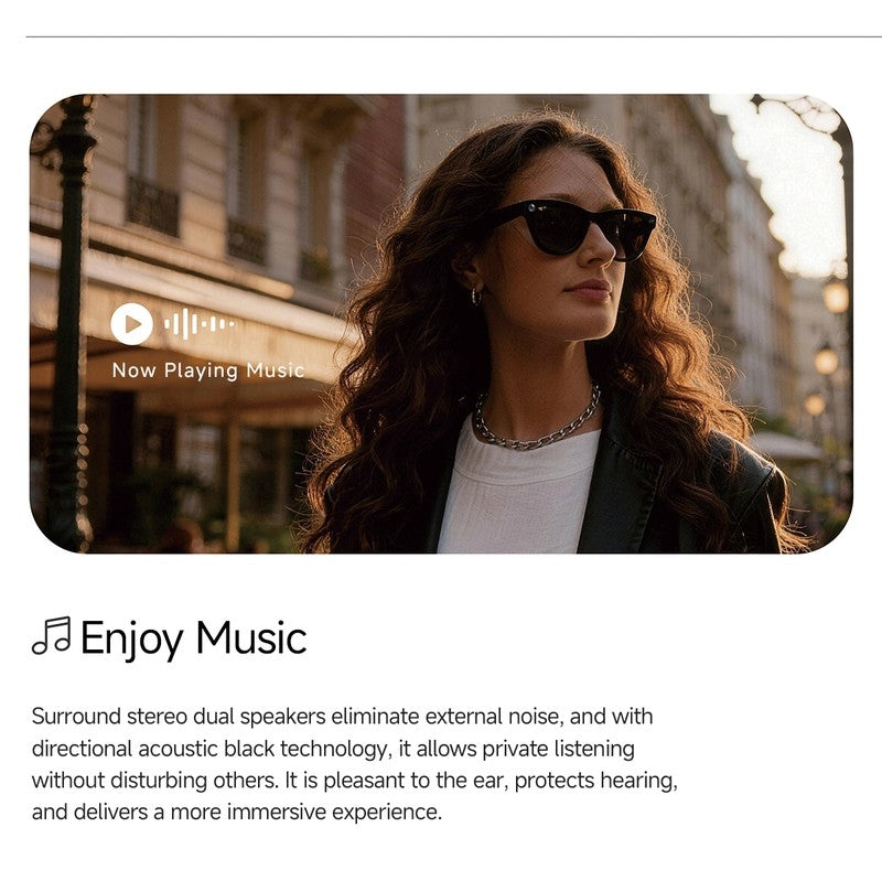 MT5 Upgraded Battery Pack for AI Smart Glasses, Matching Portable Charging Case Eliminates Low-Power Anxiety for Outdoor Trips