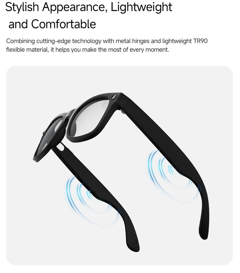 MT5 Upgraded Battery Pack for AI Smart Glasses, Matching Portable Charging Case Eliminates Low-Power Anxiety for Outdoor Trips