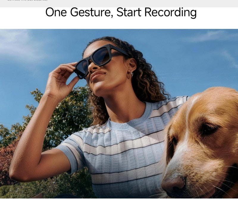 MT5 Upgraded Battery Pack for AI Smart Glasses, Matching Portable Charging Case Eliminates Low-Power Anxiety for Outdoor Trips