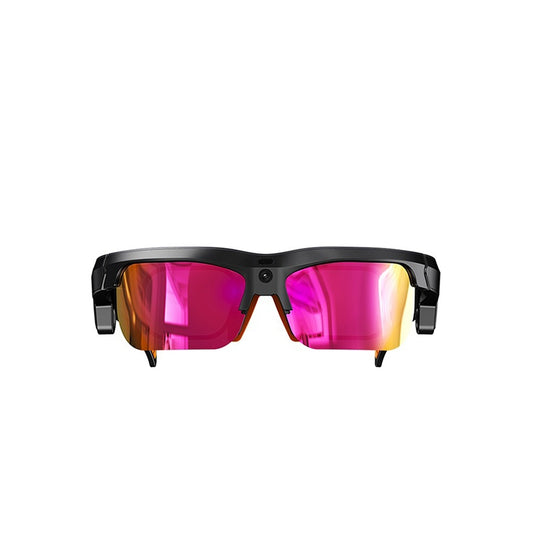 AI  Sunglasses with Polarized Color Mirror Lenses Bluetooth Audio Glasses
