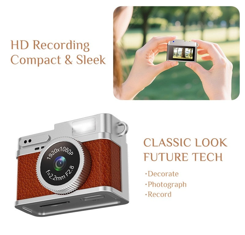 S150 Retro Pendant Mini Camera, Decor, Shoot & Record Moments