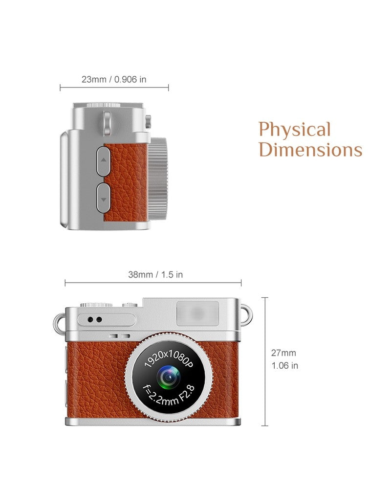 S150 Retro Pendant Mini Camera, Decor, Shoot & Record Moments