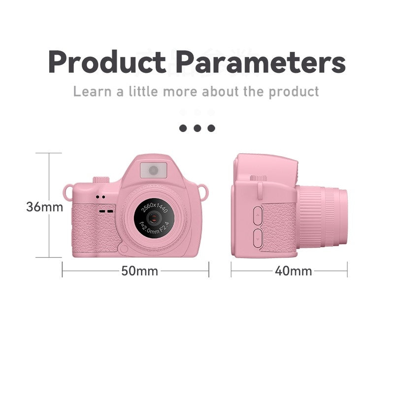S160 Pastel Color Options for Retro Mini Pendant Camera