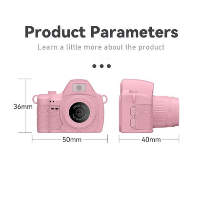 S160 Pastel Color Options for Retro Mini Pendant Camera