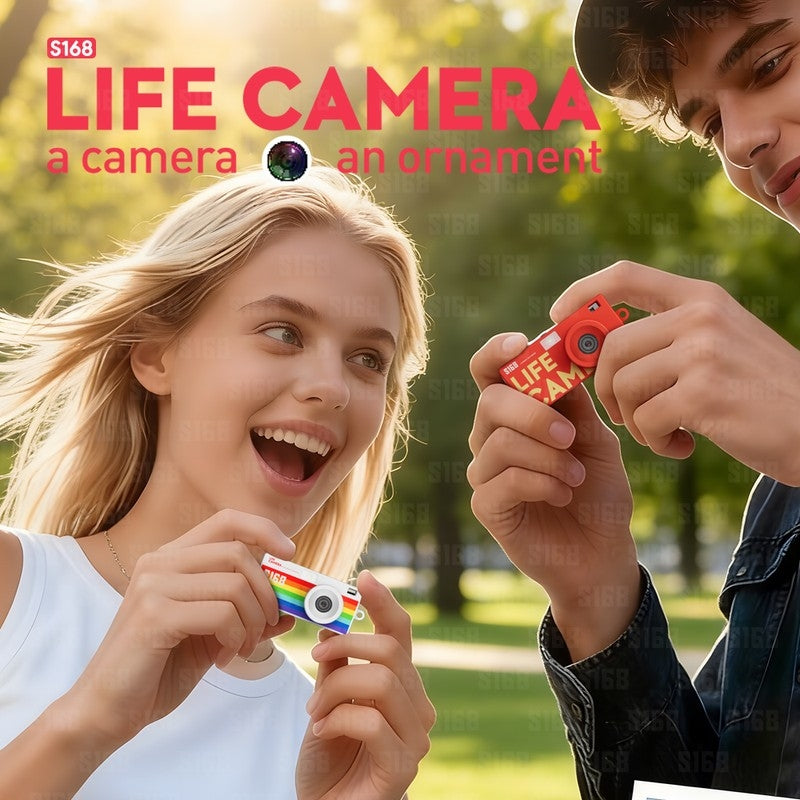 S168 Diverse Printed Style Mini Life Camera with Unique Streetwear Patterns