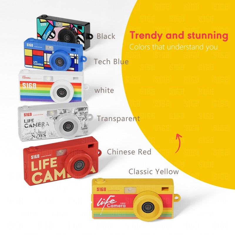 S168 Diverse Printed Style Mini Life Camera with Unique Streetwear Patterns