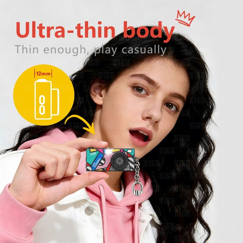 S168 Diverse Printed Style Mini Life Camera with Unique Streetwear Patterns