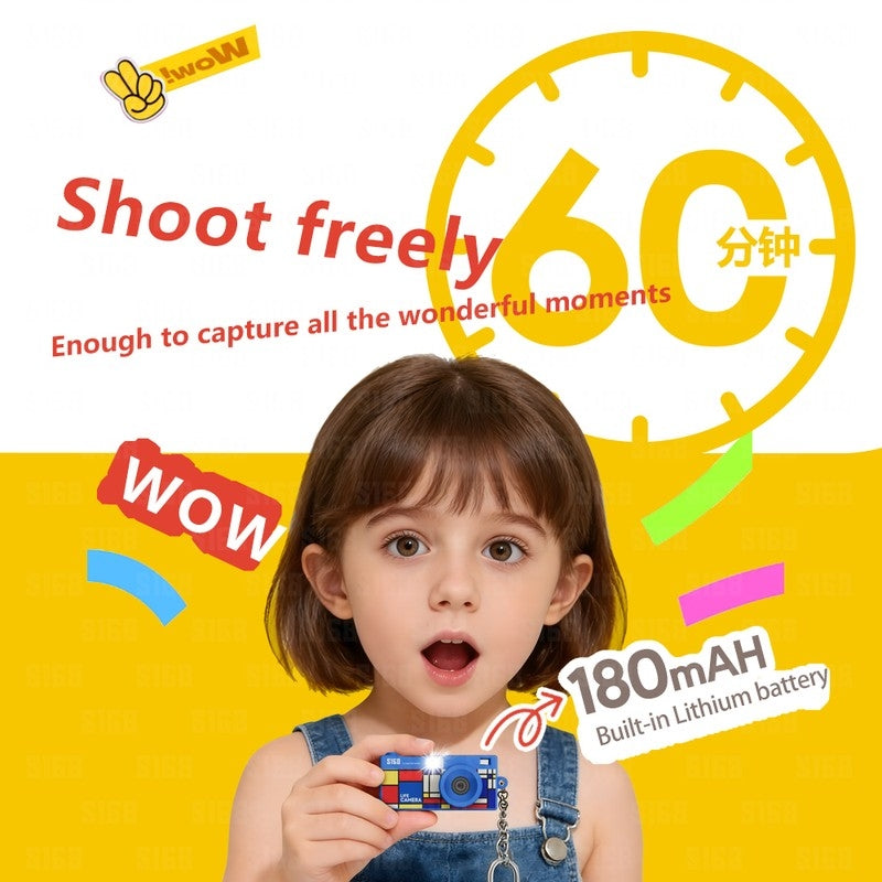 S168 Diverse Printed Style Mini Life Camera with Unique Streetwear Patterns