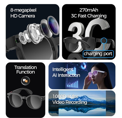 S1 Smart AI Shooting Glasses  Button Layout & Exact Dimension