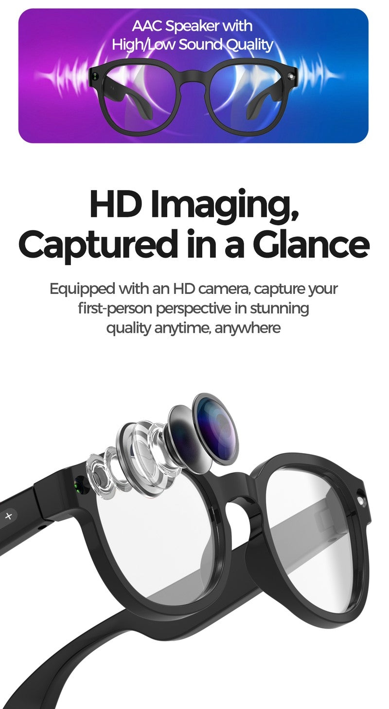 S1 Smart AI Shooting Glasses – Full Function Button Layout & Exact Dimension Spec Sheet