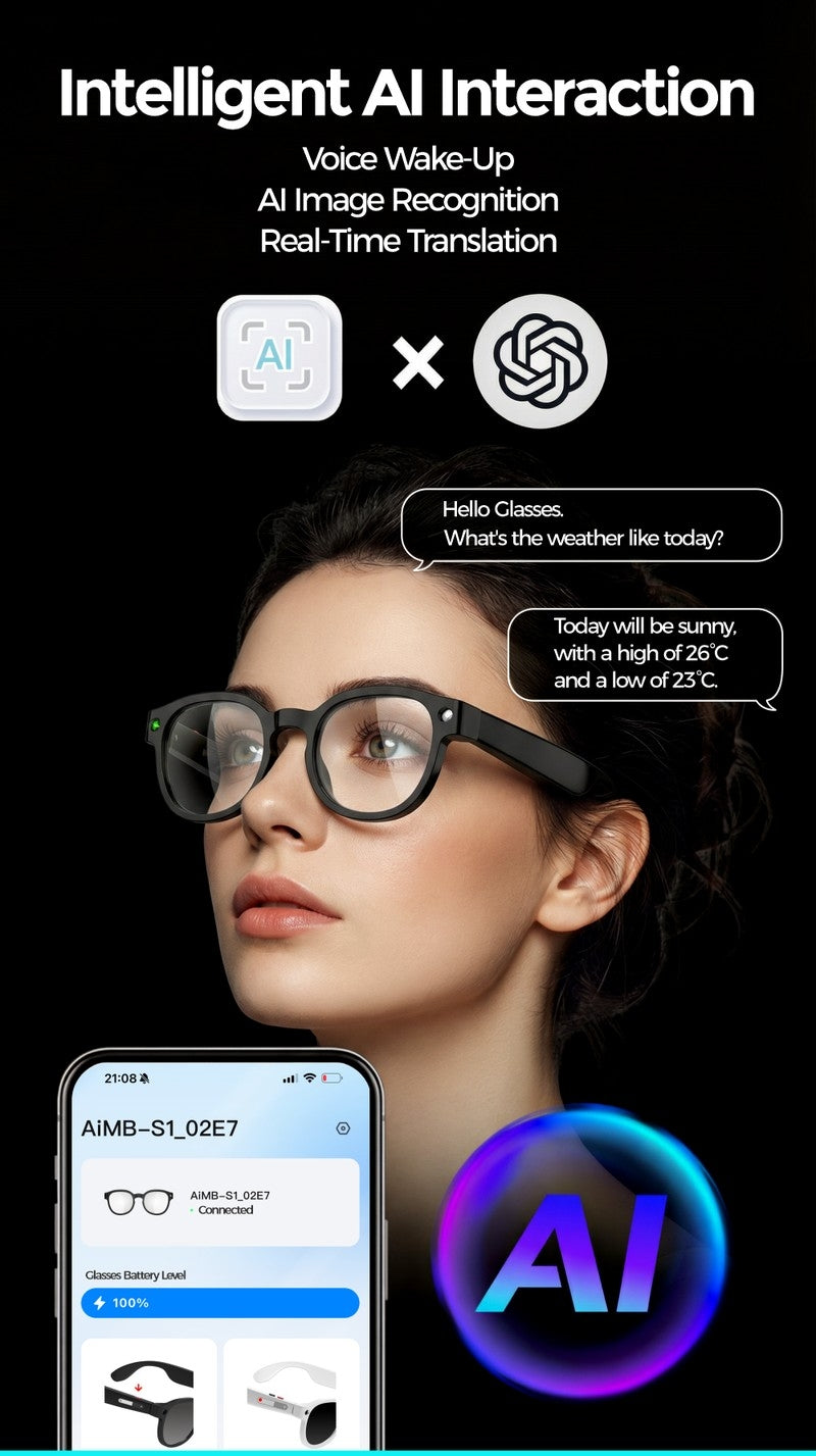 S1 Smart AI Shooting Glasses – Full Function Button Layout & Exact Dimension Spec Sheet