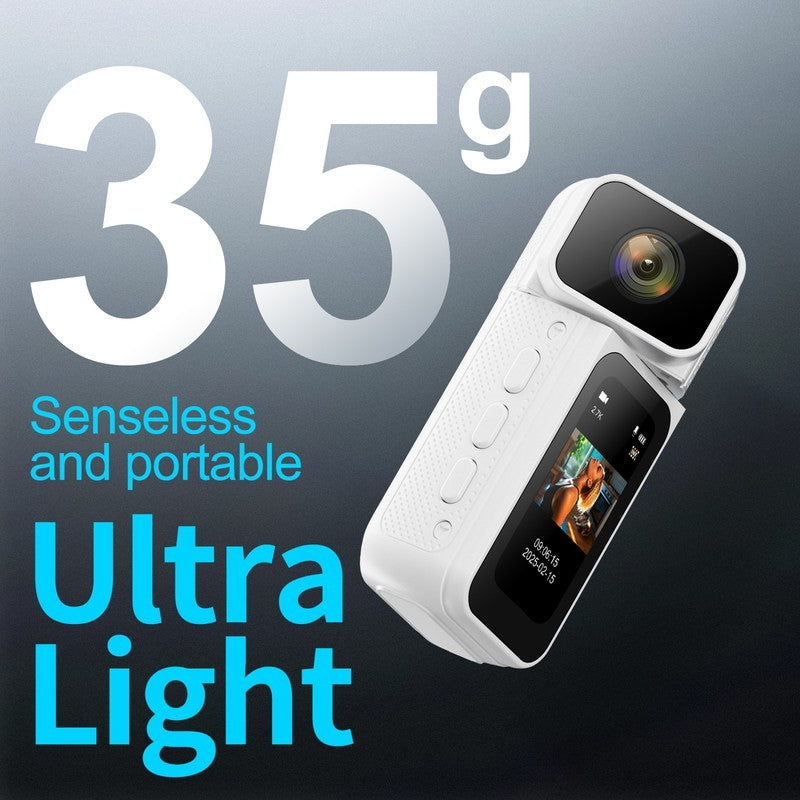 S80 Ultra-Slim Pocket Action Camera with Dual-Side Design